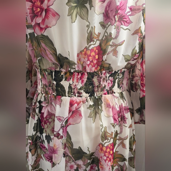 Vintage Laura Floral Dress Sz. 14 - Picture 5 of 7